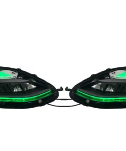 2017-2021 TESLA MODEL 3/Y PLAID SERIES V2 Black Headlights Multicolor DRLS