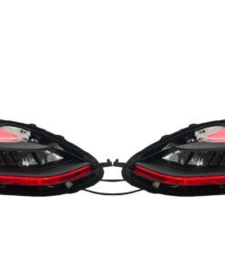 2017-2021 TESLA MODEL 3/Y PLAID SERIES V2 Black Headlights Multicolor DRLS