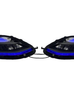 2017-2021 TESLA MODEL 3/Y PLAID SERIES V2 Black Headlights Multicolor DRLS