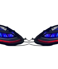 2017-2021 TESLA MODEL 3/Y PLAID SERIES V2 RGBW Black Led Headlights