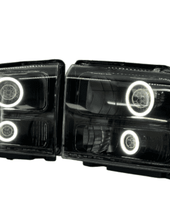 05-07 Ford F-250 Super Duty Quad Biled projector Switchback LED Halo Headlights