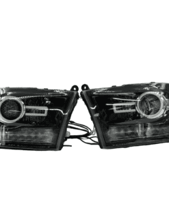 09-18 RAM 1500 2500 RGBW Chasing Fully LED C Light Bar LED Headlights