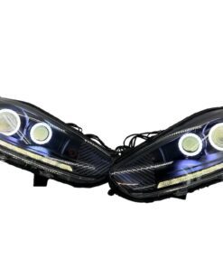 2014-2017 Ford Fiesta Quad Black Projector LED RGBW Multicolor Headlights
