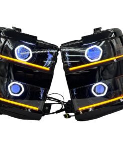 15-19 Chevrolet Silverado 2500 The Massive Headlights LED Angry Eyes Retrofit Projector Lights