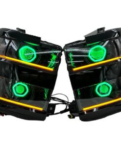 15-19 Chevrolet Silverado 2500 The Massive Headlights LED Angry Eyes Retrofit Projector Lights