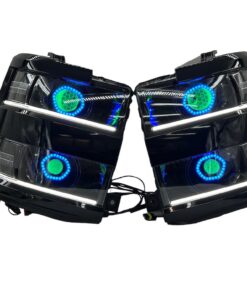 15-19 Chevrolet Silverado 2500 The Massive Headlights LED Angry Eyes Retrofit Projector Lights