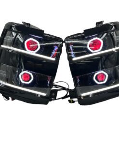 15-19 Chevrolet Silverado 2500 The Massive Headlights LED Angry Eyes Retrofit Projector Lights