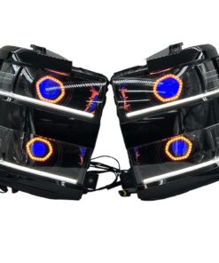 15-19 Chevrolet Silverado 2500 The Massive Headlights LED Angry Eyes Retrofit Projector Lights
