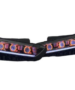 19-23 Kia K5 GT Line Chasing Led Halo Projector Demon Eyes Black Retrofit Headlights