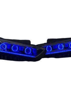 19-23 Kia K5 GT Line Chasing Led Halo Projector Demon Eyes Black Retrofit Headlights