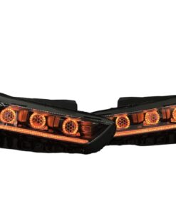 19-23 Kia K5 GT Line Chasing Led Halo Projector Demon Eyes Black Retrofit Headlights