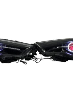 14-23 Toyota 4runner TRD Pro Led RGBW Halo Demon Eyes Blackout Projector Retrofit Headlights