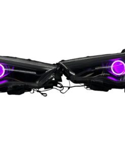 14-23 Toyota 4runner TRD Pro Led RGBW Halo Demon Eyes Blackout Projector Retrofit Headlights