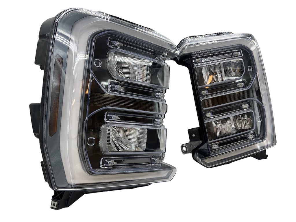 2023+ Ford F-250 F-350 Superduty Pickup Truck Custom Paint MID LED Headlights
