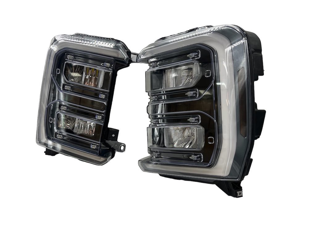2023+ Ford F-250 F-350 Superduty Pickup Truck Custom Paint MID LED Headlights