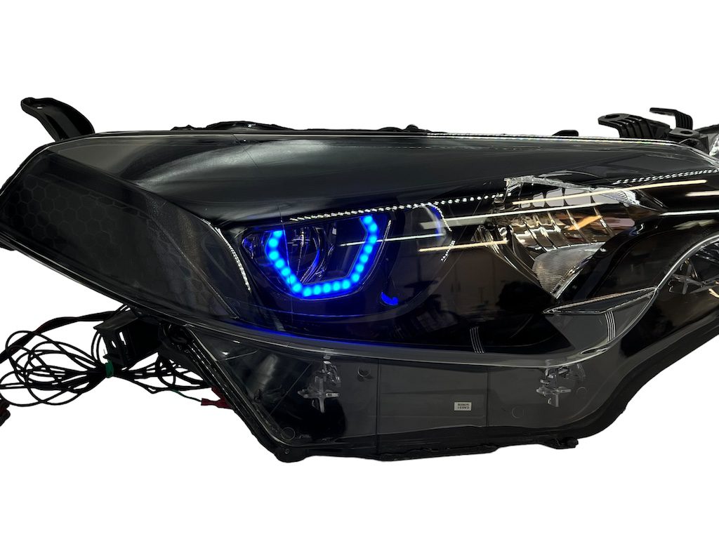 2014-2016 Toyota Corolla Custom Retrofit RGBW LED Halo Multicolor Heaights