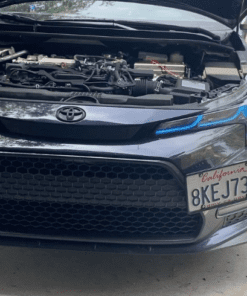 20-22 Toyota Corolla RGBW Multicolor Led DRL Demon Eyes Black Retrofit Headlights