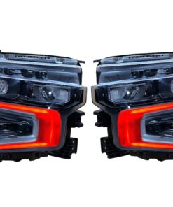 22-23 Chevrolet Silverado 1500 RGBW Led DRL Multicolor Projector Headlights