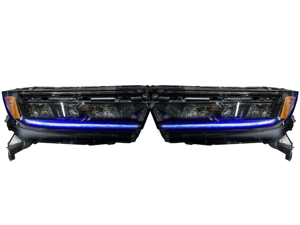 23-24 Honda Pilot RGBW DRL Flow Led Custom Headlights