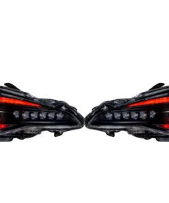 17-20 Subaru BRZ Custom RGBW Flow Series LED DRLS Demon Eye Retrofit Black Projector Headlights