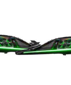 2018-2023 Toyota Supra RGBW LED DRL Demon Eyes Custom Black Retrofit Headlights