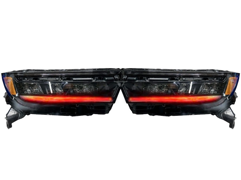 23-24 Honda Pilot RGBW DRL Flow Led Custom Headlights