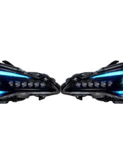 17-20 Subaru BRZ Custom RGBW Flow Series LED DRLS Demon Eye Retrofit Black Projector Headlights