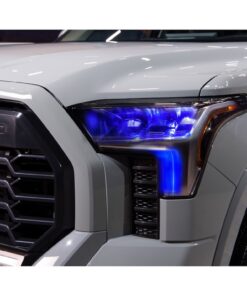 2022 Toyota Tundra RGBW Led Demon Eyes DRL Multicolor Black Retrofit Headlights