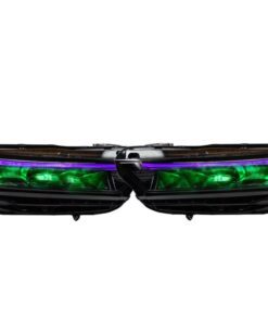 2023-2024 Honda Accord Full LED RGBW Led DRLS Demon Eyes Custom Black Retrofit Headlights