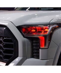 2022 Toyota Tundra RGBW Led Demon Eyes DRL Multicolor Black Retrofit Headlights