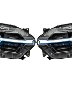 21-23 Ford Bronco Sport RGBW LED DRL Multicolor Black Retrofit Headlights