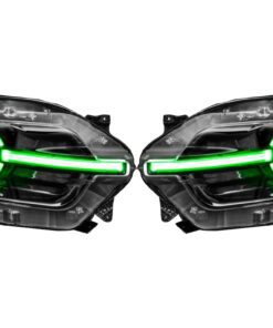 21-23 Ford Bronco Sport RGBW LED DRL Multicolor Black Retrofit Headlights