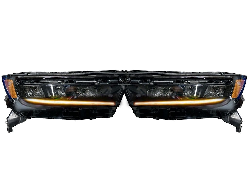 23-24 Honda Pilot RGBW DRL Flow Led Custom Headlights