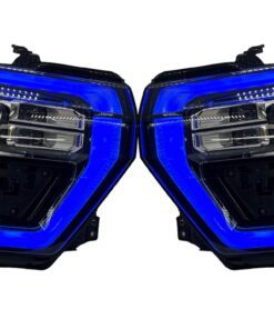 2024 Chevrolet Silverado 2500HD ZR2 RGBW LED DRL Custom Black Retrofit Headlights