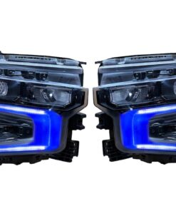 22-23 Chevrolet Silverado 1500 RGBW Led DRL Multicolor Projector Headlights
