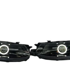 Alternative view of 1999-2001 Toyota Solara Custom Black Led Switchback Halos Black Projector Retrofit Headlights