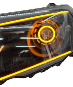 2009-2015 Honda Pilot LED Eyebrows Full Halo Switchback LED Projector Headlights