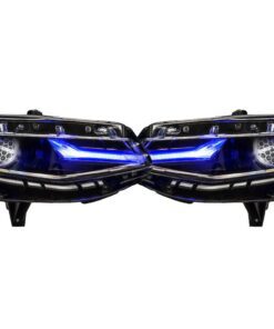 2019-2023 CHEVROLET CAMARO LS/LT Custom RGBW Chasing LED DRLS Demon Eye Retrofit Headlights