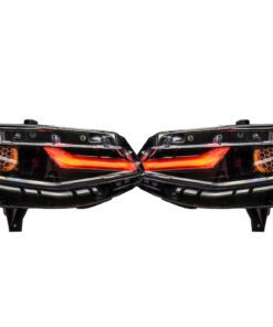 2019-2023 CHEVROLET CAMARO LS/LT Custom RGBW Chasing LED DRLS Demon Eye Retrofit Headlights