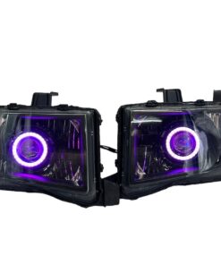 06-14 Honda Ridgeline RGBW Color Change LED Halo Projector Headlights