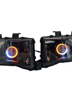 06-14 Honda Ridgeline RGBW Color Change LED Halo Projector Headlights