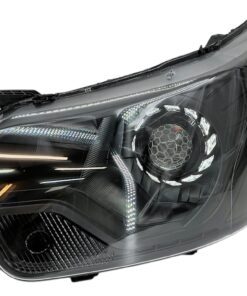 2015-2023 Ford Transit 150 250 350 Black Retrofit Biled Projector LED Switchback Headlights