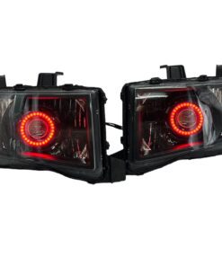 06-14 Honda Ridgeline RGBW Color Change LED Halo Projector Headlights
