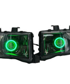06-14 Honda Ridgeline RGBW Color Change LED Halo Projector Headlights