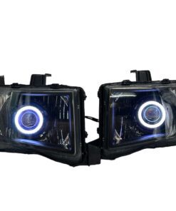 06-14 Honda Ridgeline RGBW Color Change LED Halo Projector Headlights