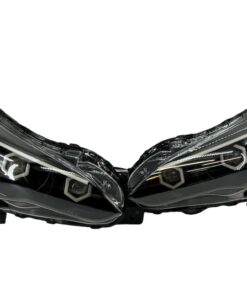 17-23 Subaru Crosstrek Impreza Dual Hex Led Switchback Halo Eyebrows Black Projector Headlights