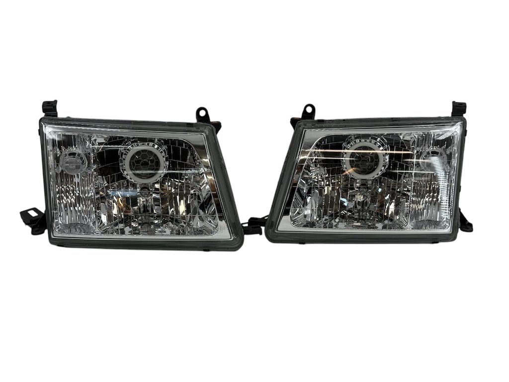 1998-2005 100 Series Toyota Land Cruiser Custom Retrofit LED Switchback Halo Projector Retrofit Custom Headlights