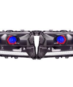 16-21 Toyota Land Cruiser LC200 Heritage Style RGBW Led Halo Demon Eyes Projector Black Retrofit Headlights