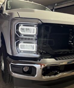 2023-2026 Ford F-250 F-350 F-450 Superduty Switchback LED Halo DRL Custom Paint Retrofit Headlights