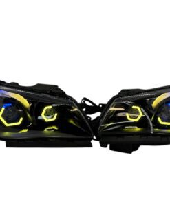 2014-2017 Chevrolet SS RGBW Chasing Multicolor LED Retrofit Projector Custom Black Headlights